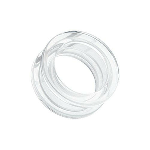 Basic Acrylic Screw-Fit Ear Gauge Tunnel Plug.