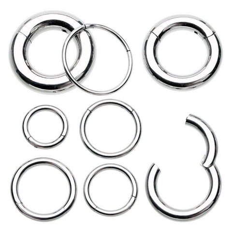 Basic Steel Seamless Clicker Ring.