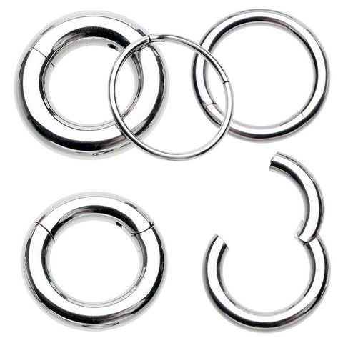 Basic Steel Seamless Clicker Ring.