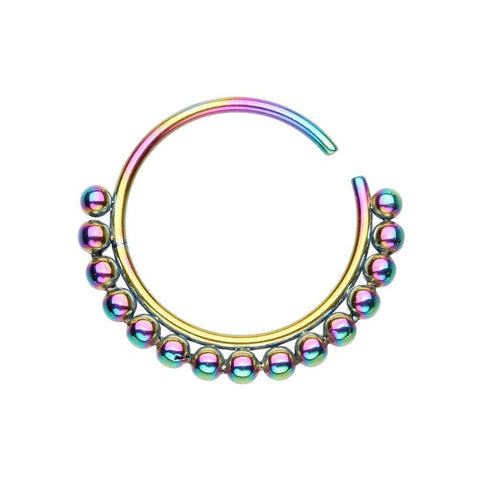 Colorline Bali Ball Steel Bendable Nose Hoop.