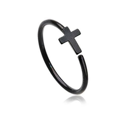 Colorline Cross Bendable Nose Hoop.