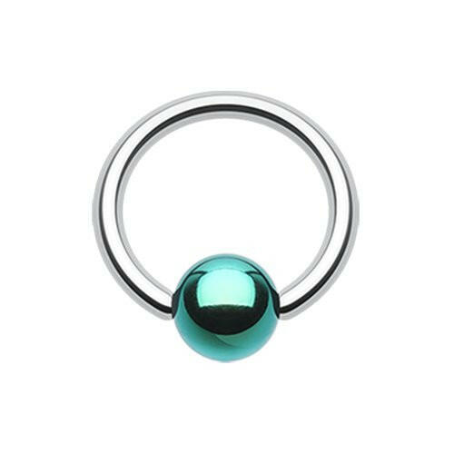 Colorline PVD Ball Ends Steel Captive Bead Ring.