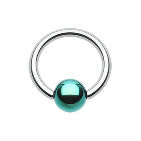 Colorline PVD Ball Ends Steel Captive Bead Ring.