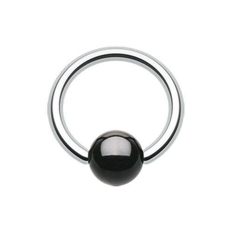 Colorline PVD Ball Ends Steel Captive Bead Ring.