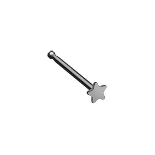 Colorline Steel Star Nose Stud Ring.