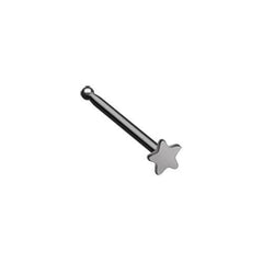 Colorline Steel Star Nose Stud Ring.