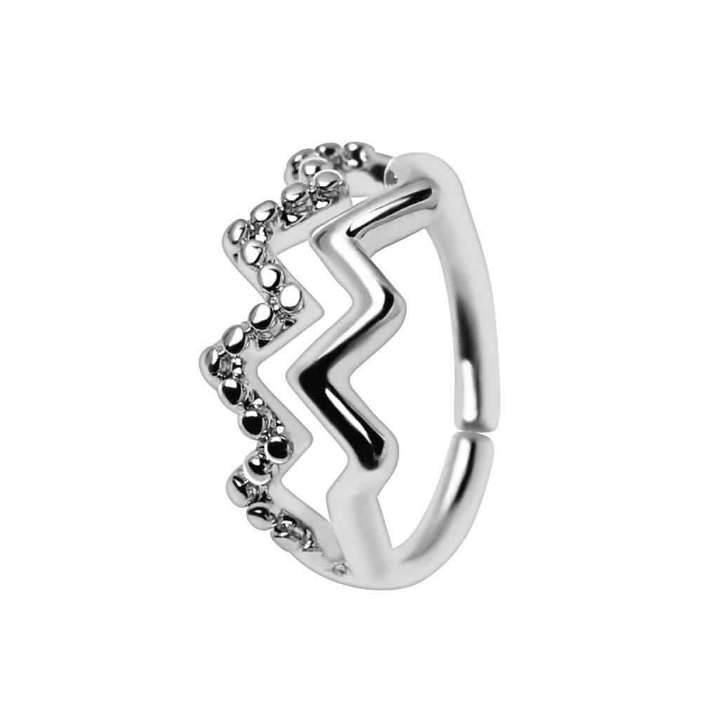 Double Wave Seamless Ring.