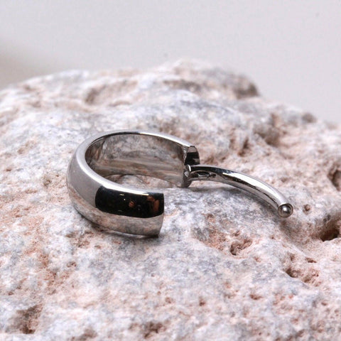 Extra Wide Hinged Clicker Ring.