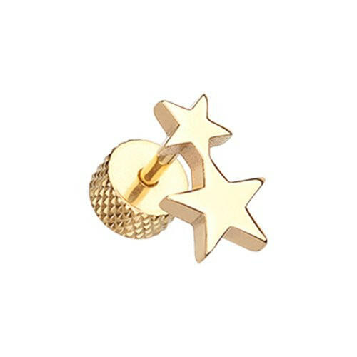 Golden Double Star Steel Fake Plug.