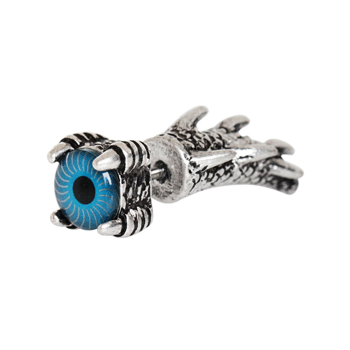 Gothic Dragon Claw Blue Evil Eye Fake Taper.