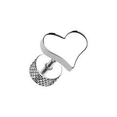 Lovely Heart Steel Fake Plug.