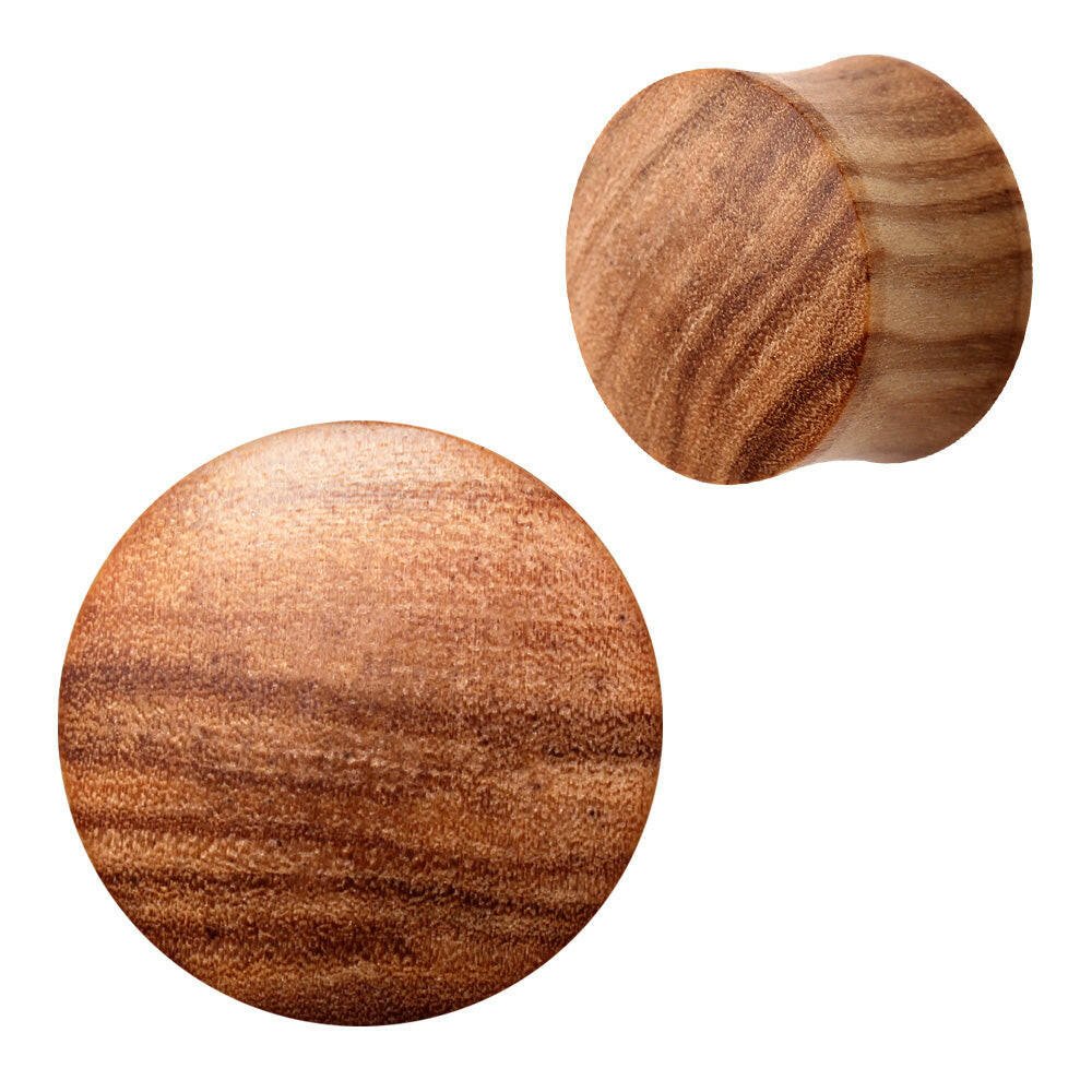 Organic Olive Wood Saddle Plug.