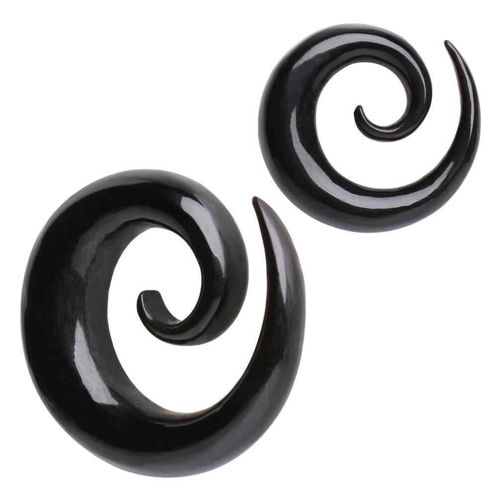 Organic Spiral Buffalo Horn Taper.