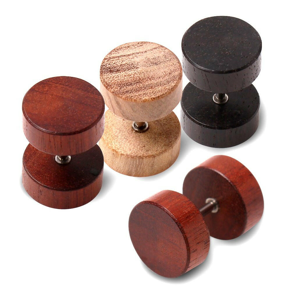 Organic Wood Fake Plug.