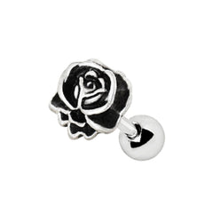 Stainless Steel Antique Rose Cartilage Earring.