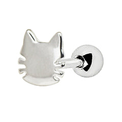 Stainless Steel Cat Cartilage Earring.