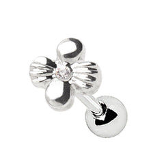 Stainless Steel Charming Wildflower Cartilage Earring.