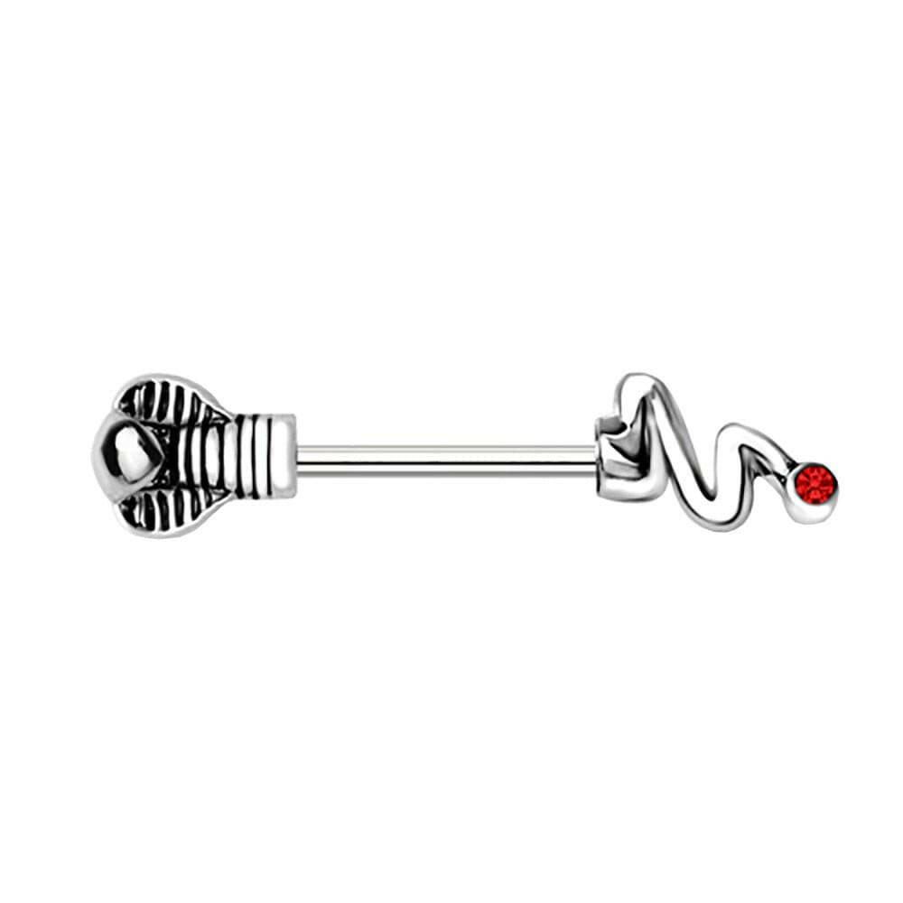 Stainless Steel Cobra Nipple Bar.