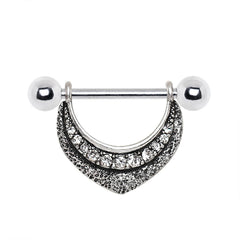 Stainless Steel Lavish Lace Nipple Shield.