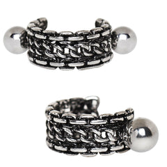 Stainless Steel Link Chain Cartilage Cuff Earring.