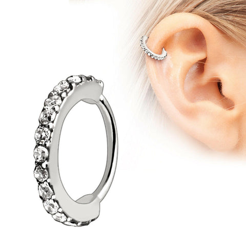 Stainless Steel Multi-Jeweled Annealed Seamless Ring - Impulse Piercings