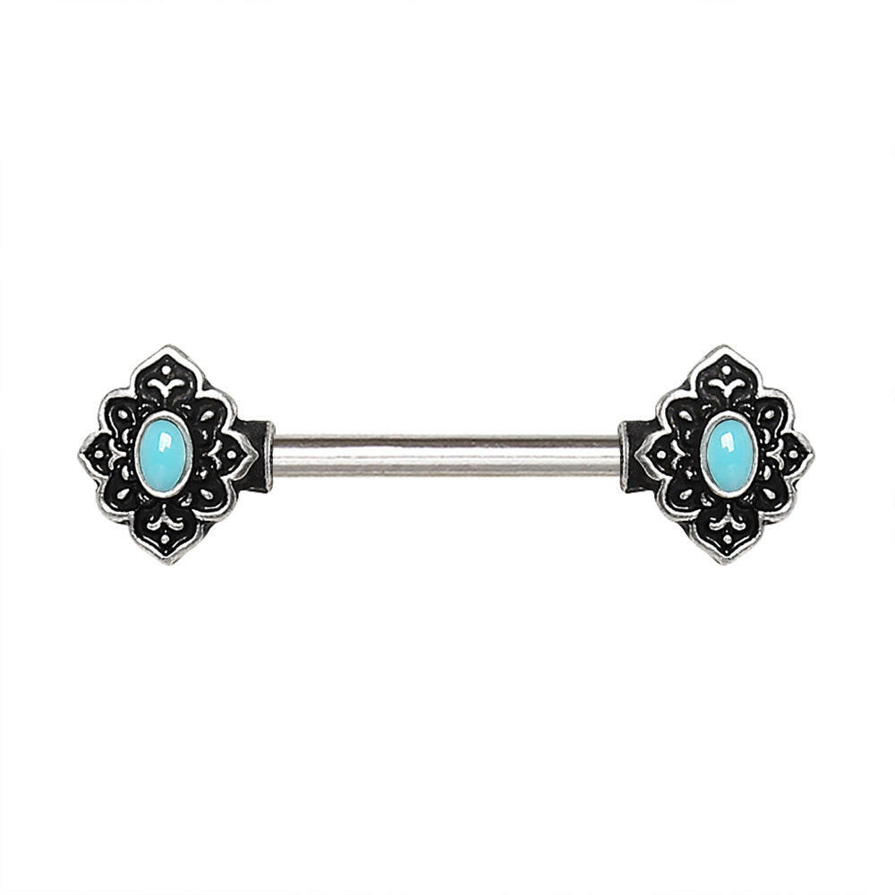 Stainless Steel Vintage Charm Nipple Bar.