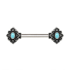 Stainless Steel Vintage Charm Nipple Bar.