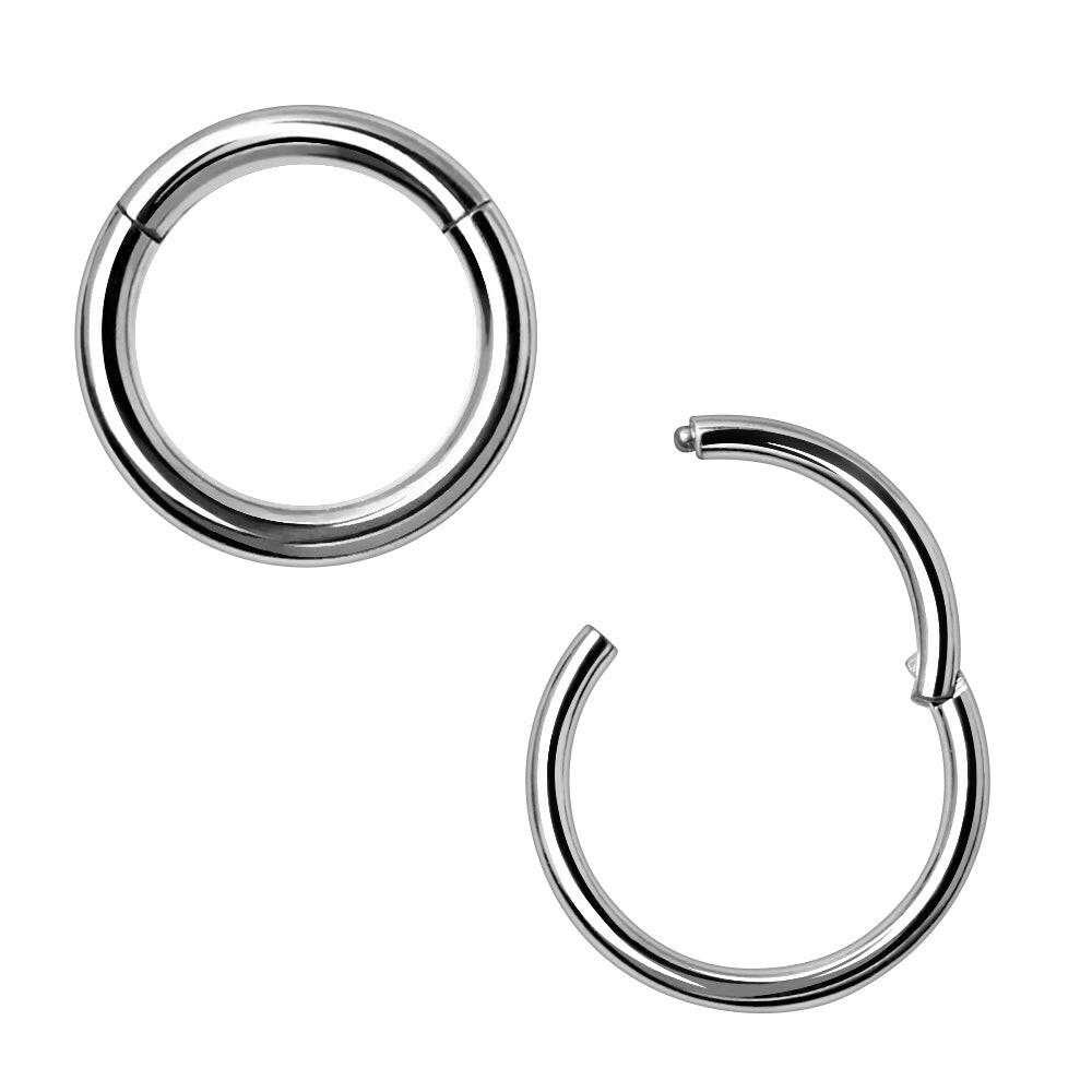 Surgical Steel Seamless Clicker Ring.