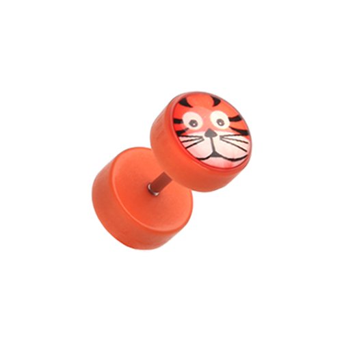 Tiger Acrylic Fake Plug.