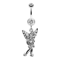 Tinker Bell Sparkle Belly Button Ring.