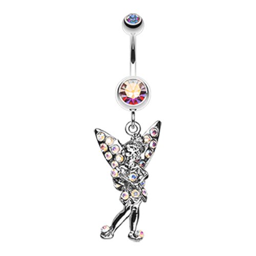 Tinker Bell Sparkle Belly Button Ring.