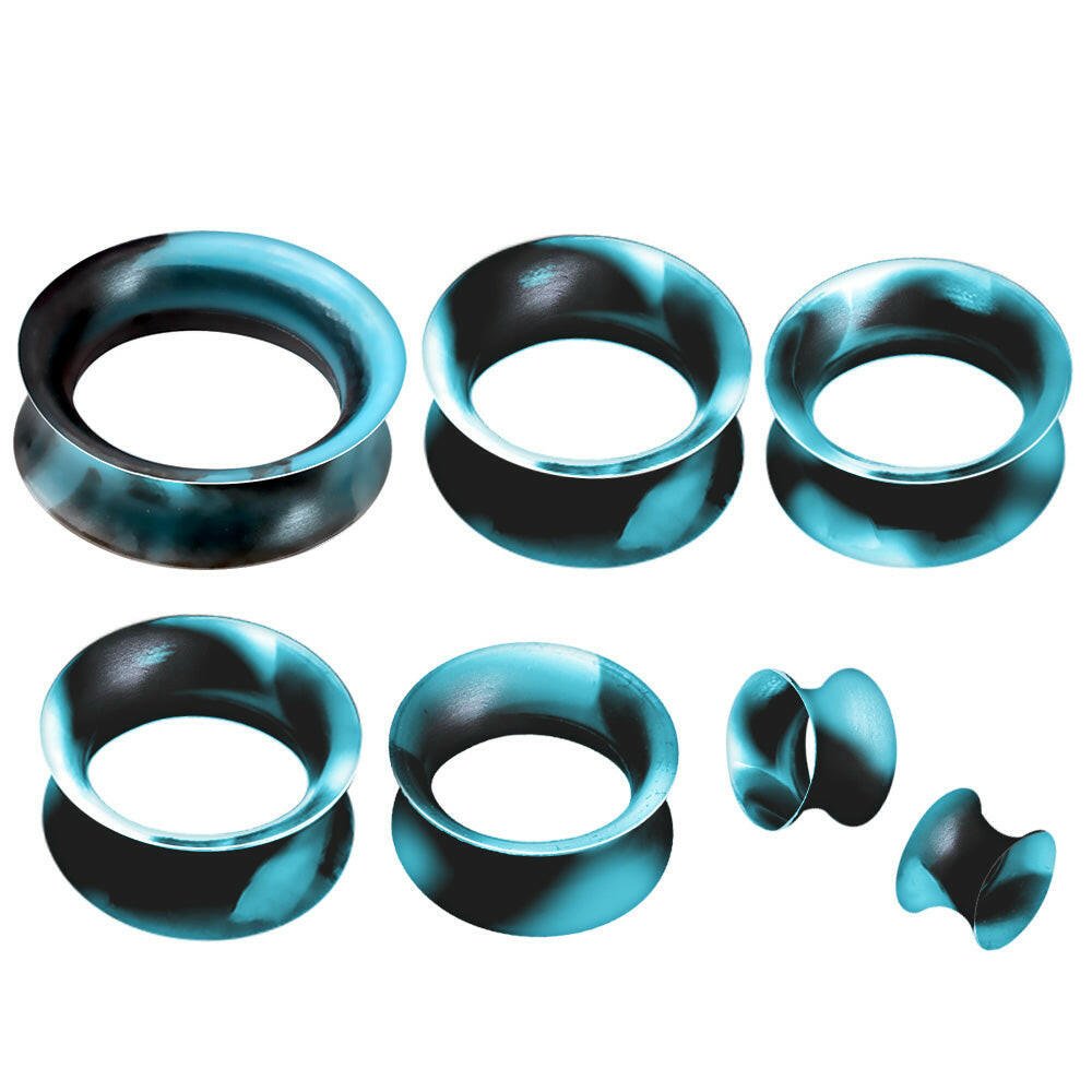 Ultra Thin Silicone Earskin Marble Plug