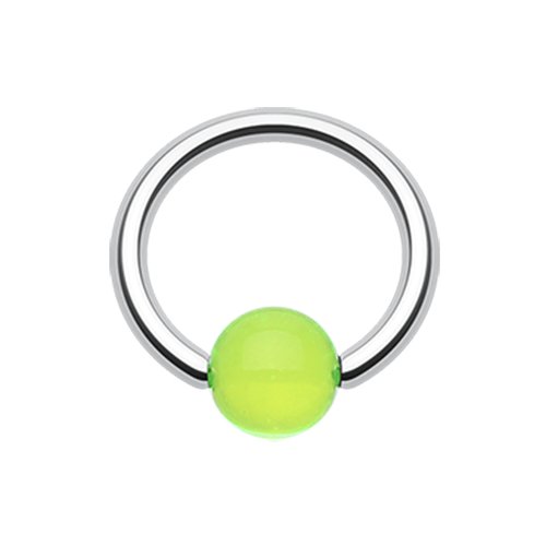 UV Acrylic Ball Top Captive Bead Ring.