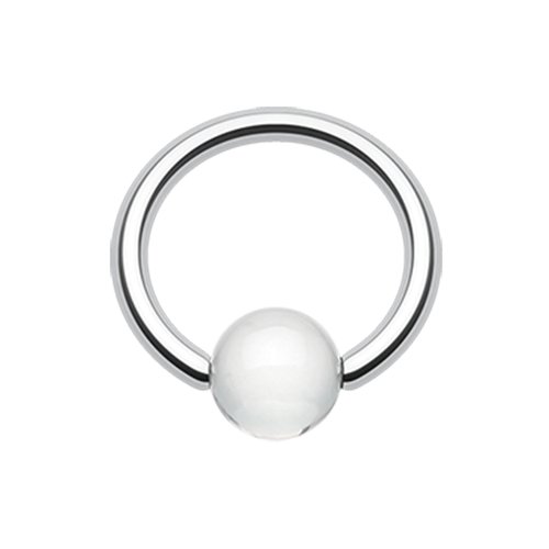 UV Acrylic Ball Top Captive Bead Ring.