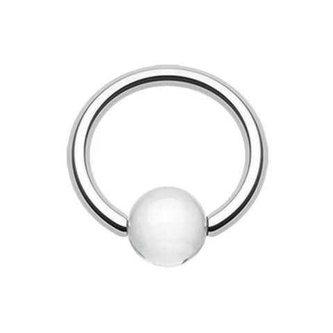 UV Acrylic Ball Top Captive Bead Ring.