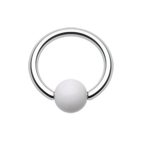 UV Acrylic Ball Top Captive Bead Ring.